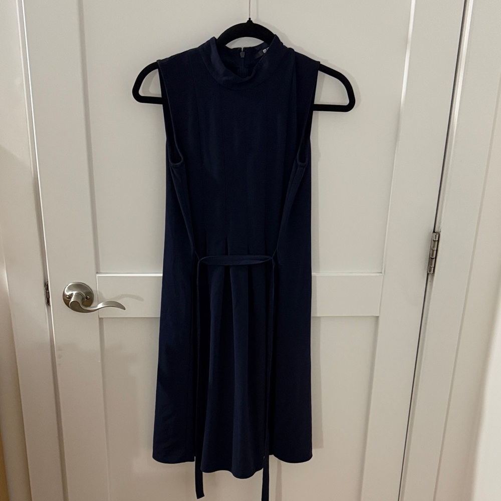 Uniqlo Dark Blue Midi Dress
